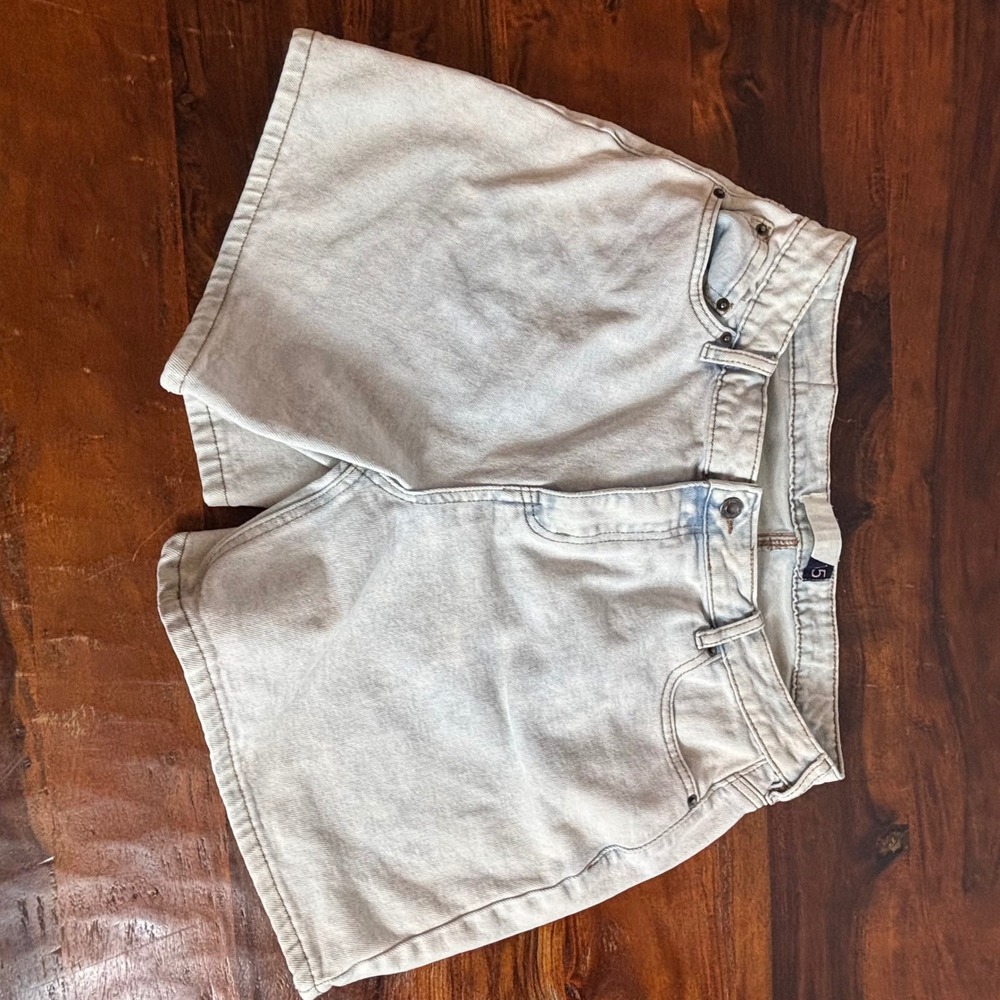 Project Rebel Denim Light Wash High Waisted Jean Shorts Size 15 Light Blue